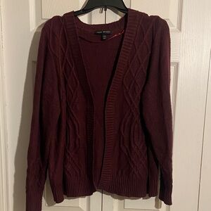 Lane Bryant Burgundy Cardigan